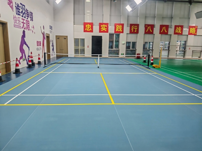 浙能创新基地匹克球场地地胶-匹克球场地-工程案例